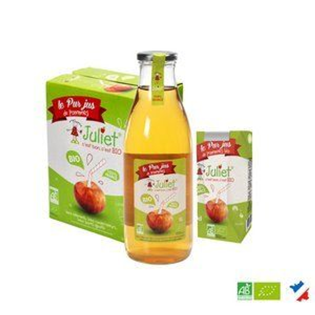 jus de pommes bio juliet