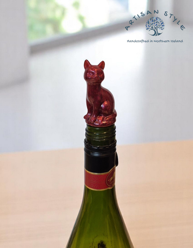 Wine bottle Stoppers - Cat