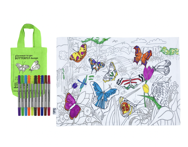 Colour and Go Placemats! Gifts for Children (available in 5 different designs)