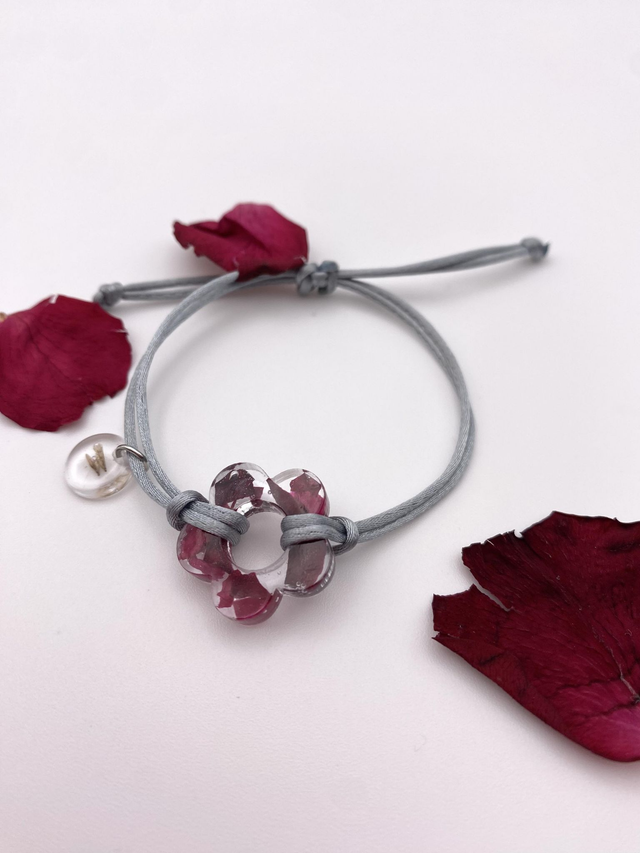 Bracelet pétales de rose