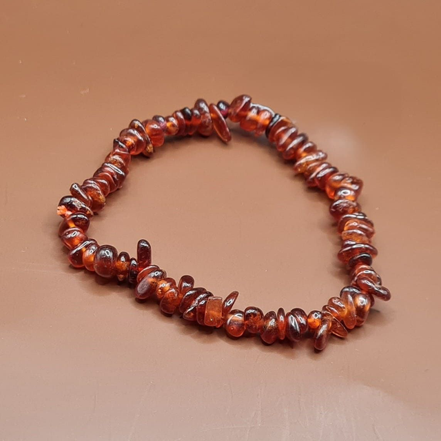 Bracelet Baroque Grenat brun