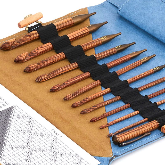 Knitpro Tunisian Ginger Crochet Hook Set with Wires