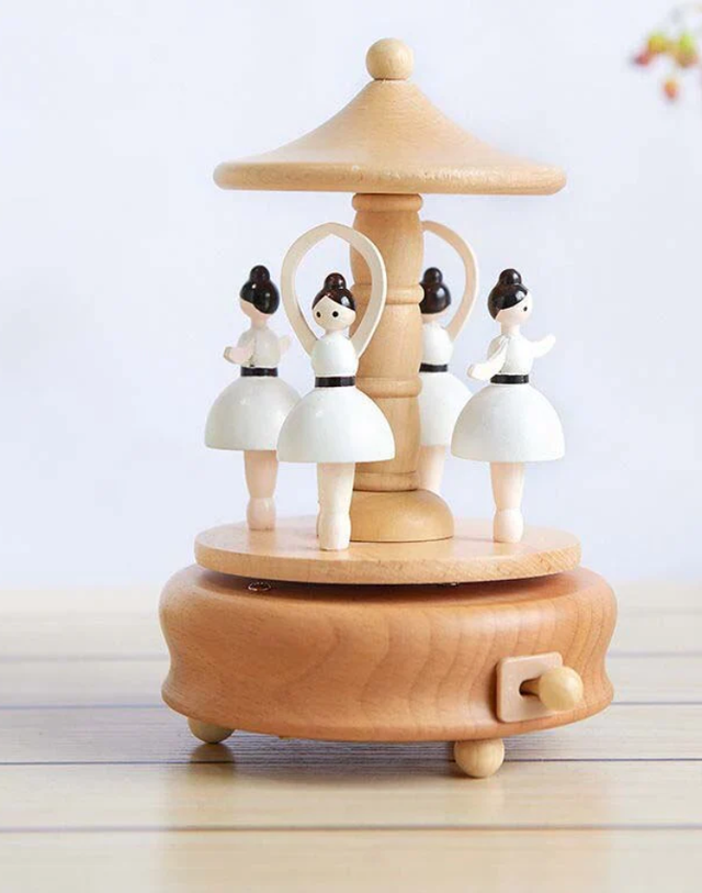 Caixinha de Música - Madeira Vintage