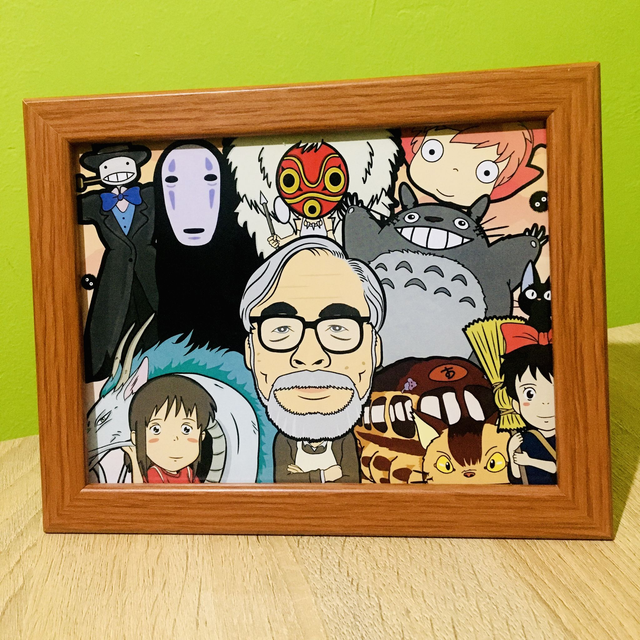 Cuadro 13x18 Ghibli