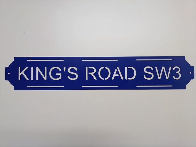 King&#039;s Road SW3 Sign