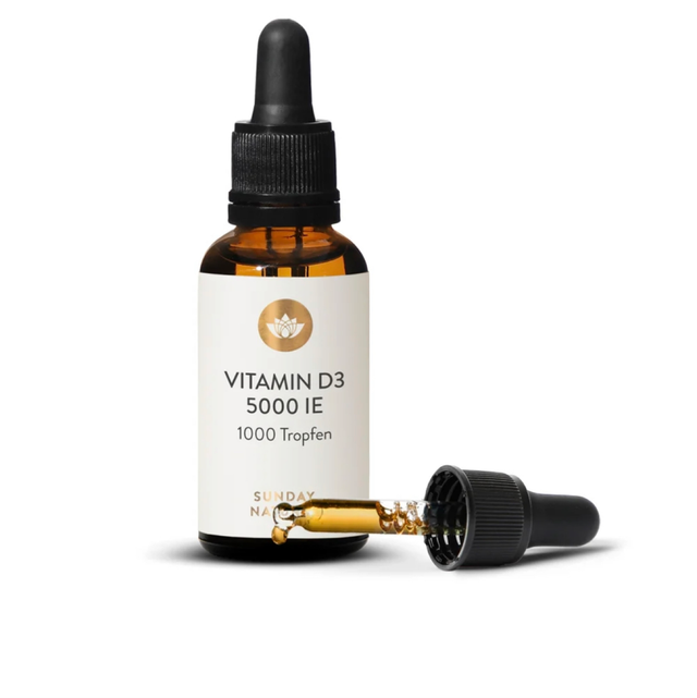 Sunday VITAMIN D3 5000 IE Hochdosiert  1000 Tropfen