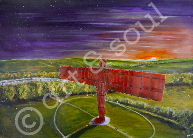Angel of The North Print