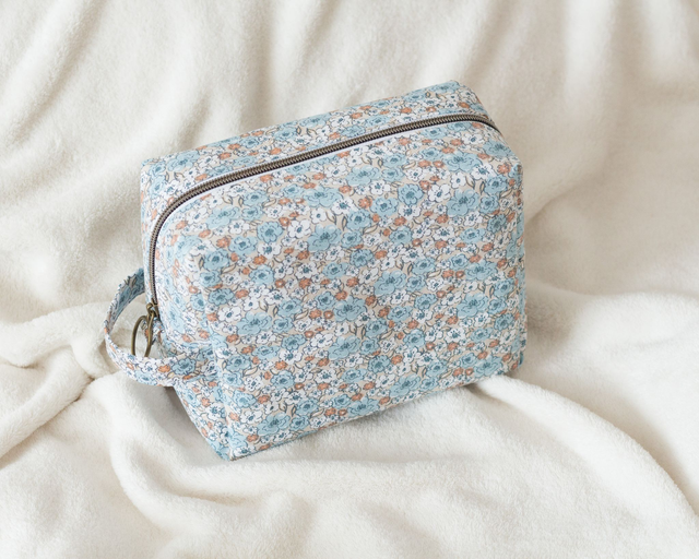 Trousse toilette - Hortensia