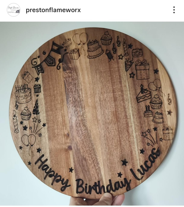 Birthday cake boards 
