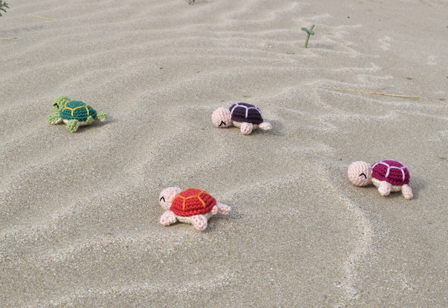 Porte-clé tortue 