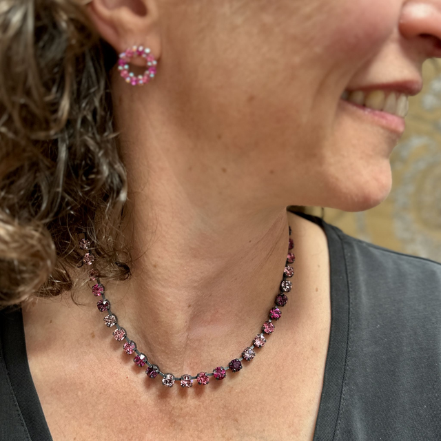 Collier DEVA KLASSIK SMALL Pink Farbverlauf