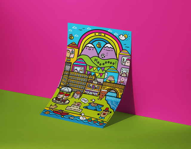 Ayup Belper A4 Art Print