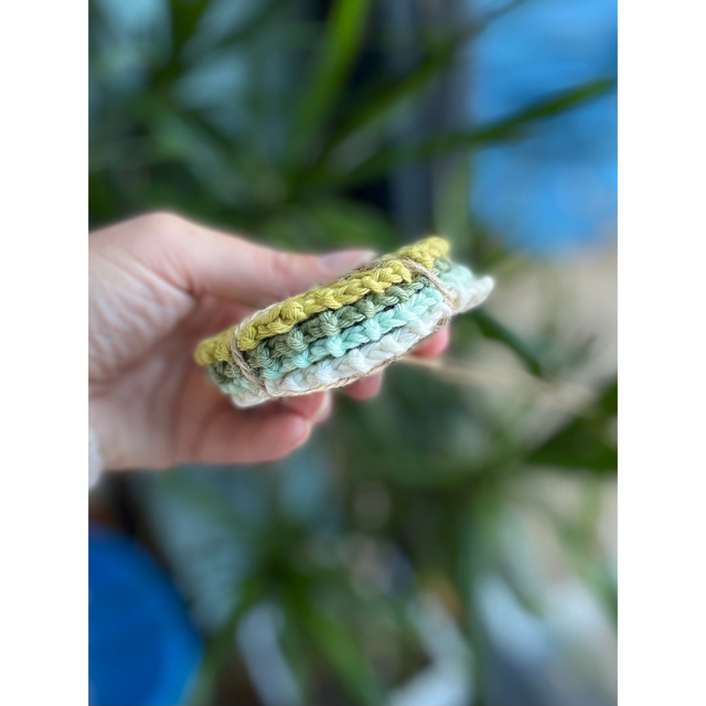 Face Scrubbie Cotton Crochet Set