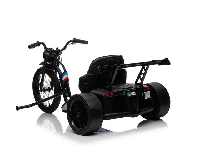 Drift 24V Electric Ride On Trike Black