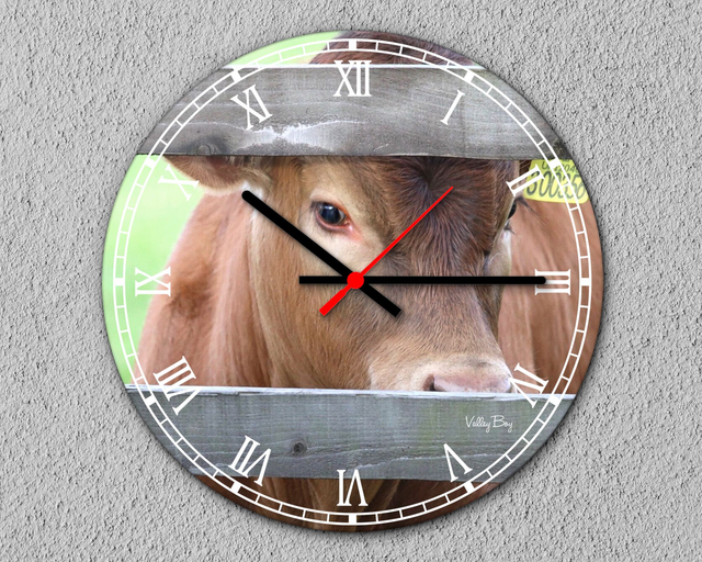 “Peeka Moo” Clock    