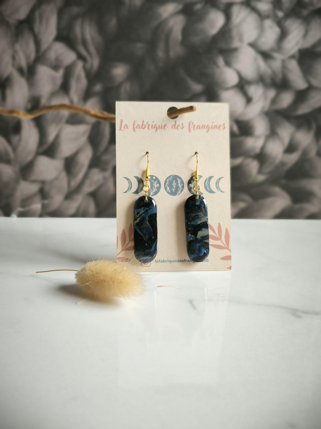 Boucle Nuit Étoilée rectangle arrondi