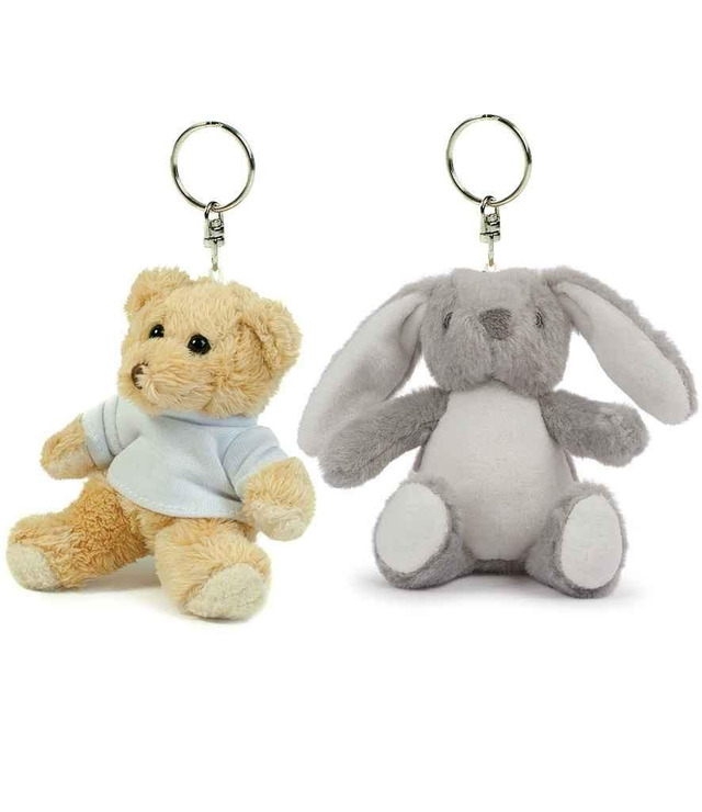 Soft toy keyring