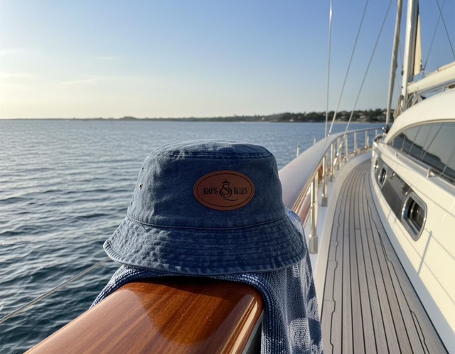 Denim Bucket Hat - 100% Blues