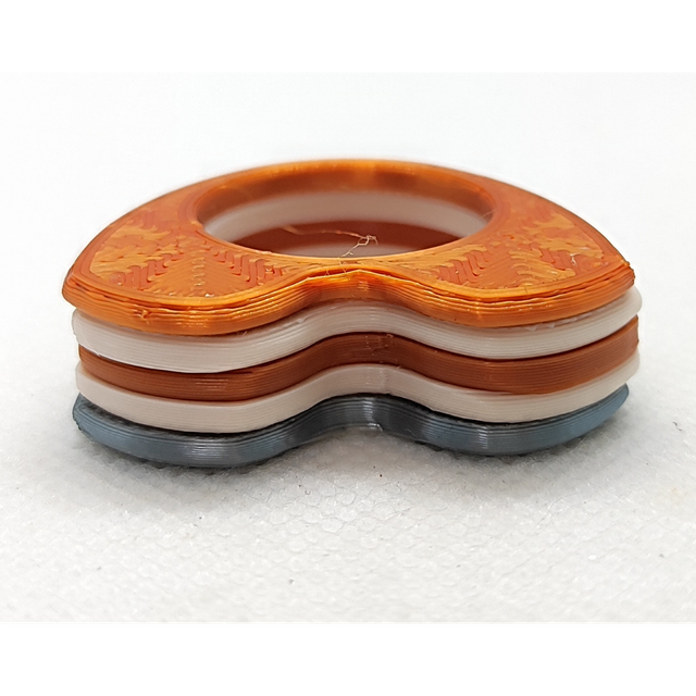 Anillo Modular 3D Apilable | Diseño Vanguardista y Sostenible | Hecho a Mano