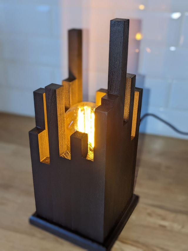 Lampe Demi-Craft (coloris noir)