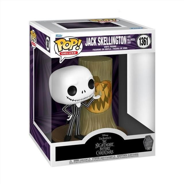 Funko Pop! Deluxe Disney The Nightmare Before Christmas 30th Anniversary Vinyl Figure Jack Skellington With Halloween Door #1361