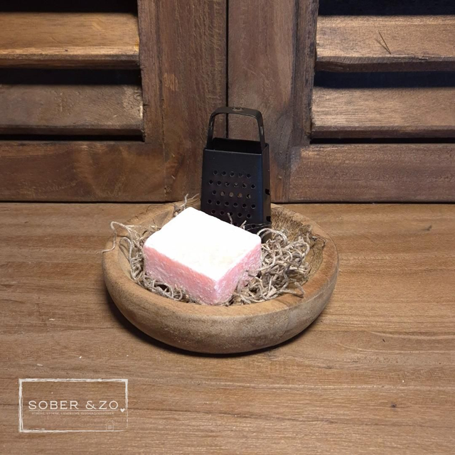 Kadosetje met rond houten schaaltje