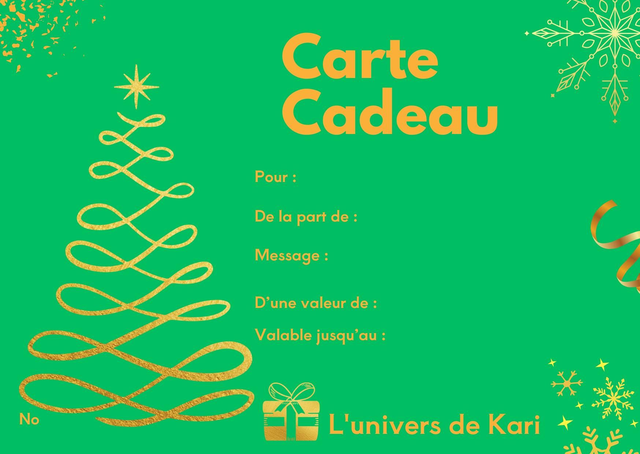 Carte-Cadeau verdoyant