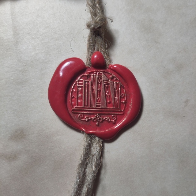 Sceau Bibliothèque de livres