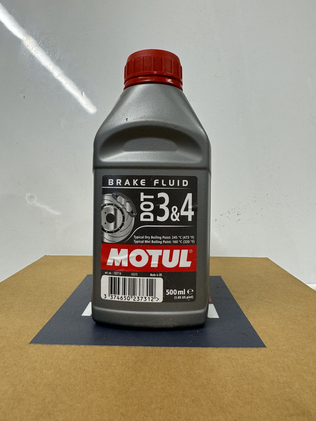 Liquide de frein DOT 3 &amp; 4 Brake Fluid 500ml