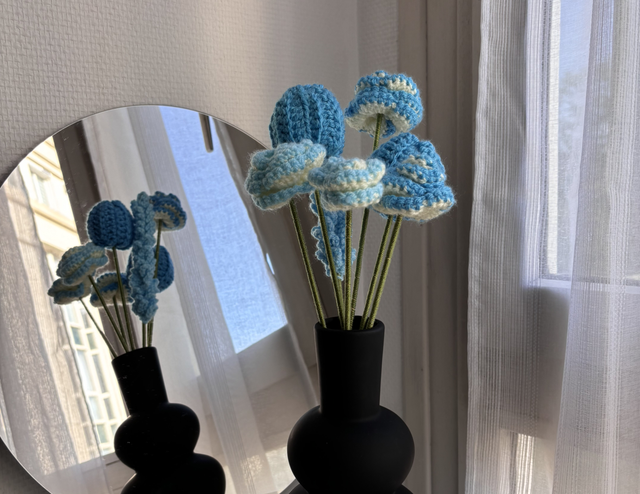 Bouquet Ariel - Fleurs bleus 