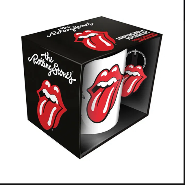 ROLLING STONES (LIPS) CAMPFIRE MUG &amp; Keyring