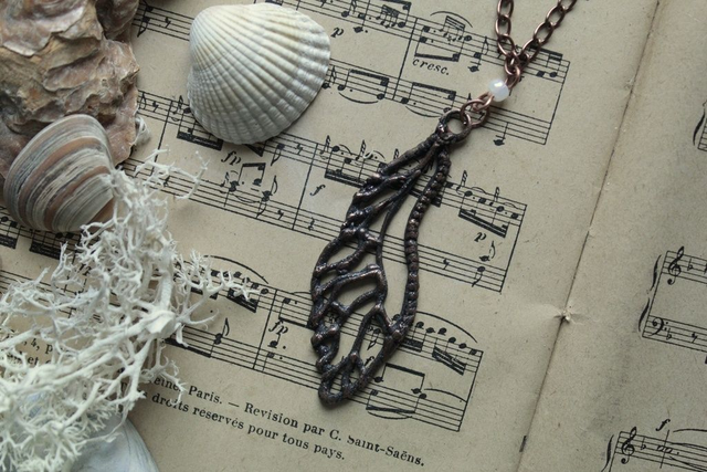 Aile de Coleope en cuivre- n°2