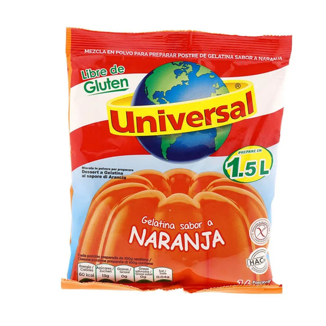 Universal Gelatina Naranja