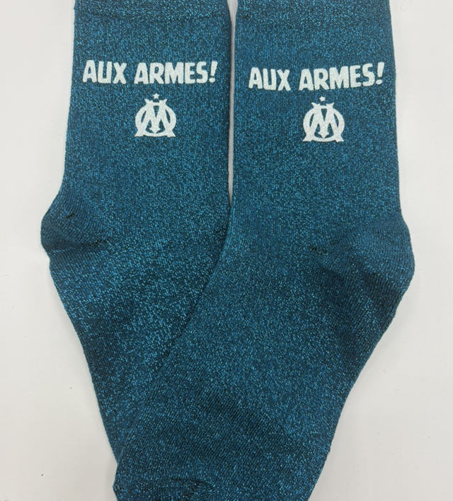 Chaussettes a paillettes phospho AUX ARMES! Phospho