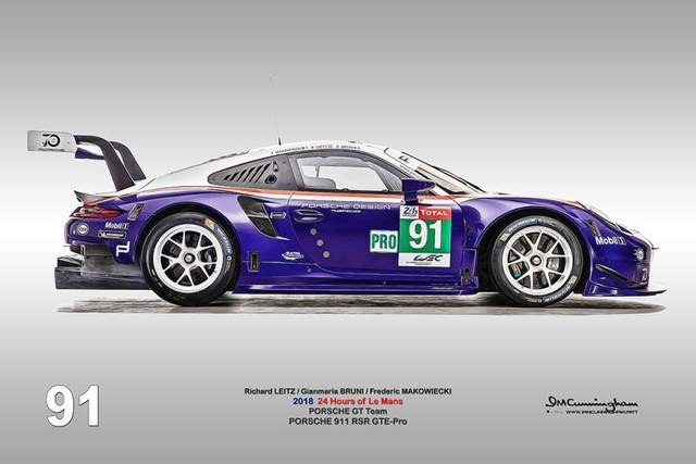 C241201 Porsche 911RSR Le Mans 2018 #91