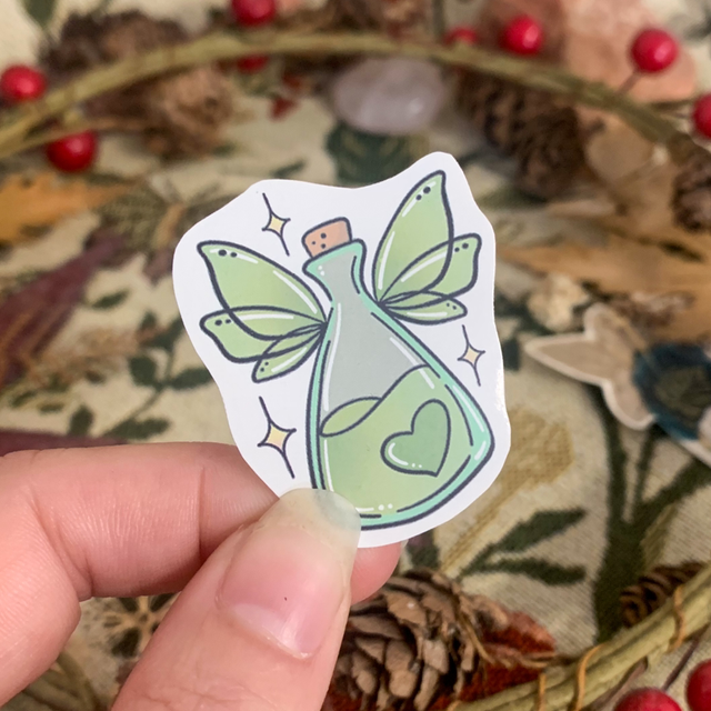 Sticker - Fiole vert