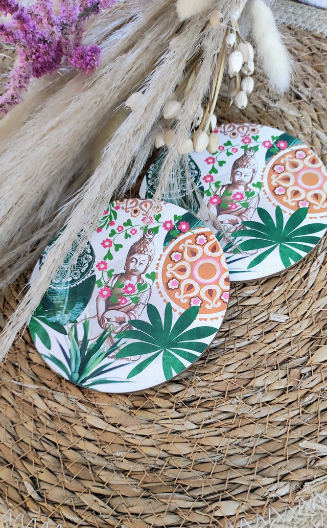 6 Sous-verres Bouddha