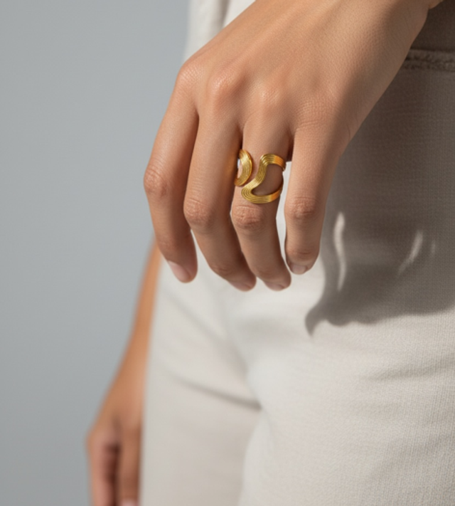 Anello Wave Sculpt