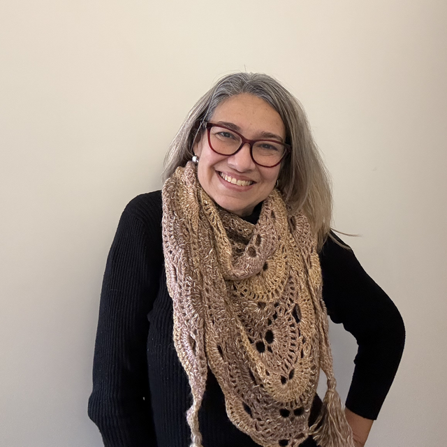 Xale em lã - Peça única