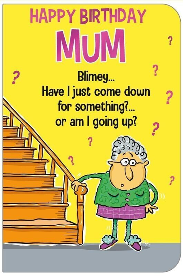 JOKE HUMOR FUNNY MALE FEMALE OPEN BIRTHDAY CARD