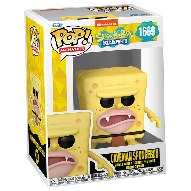 Funko - Spongebob Caveman 9 cm POP!
