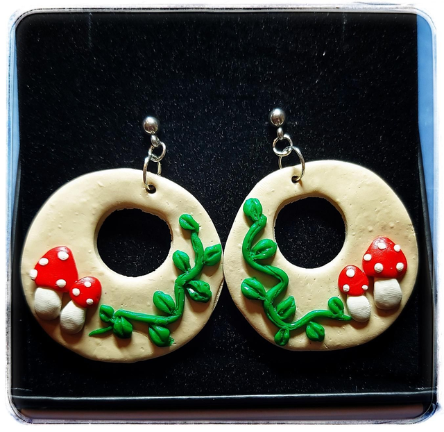 Toadstool Earrings 