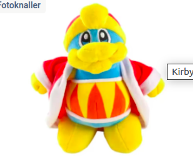 Kirby grote knuffel King Dedede (25cm)