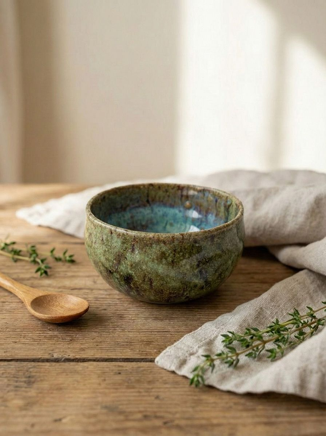 Small Sauce Pot - Ocean Green