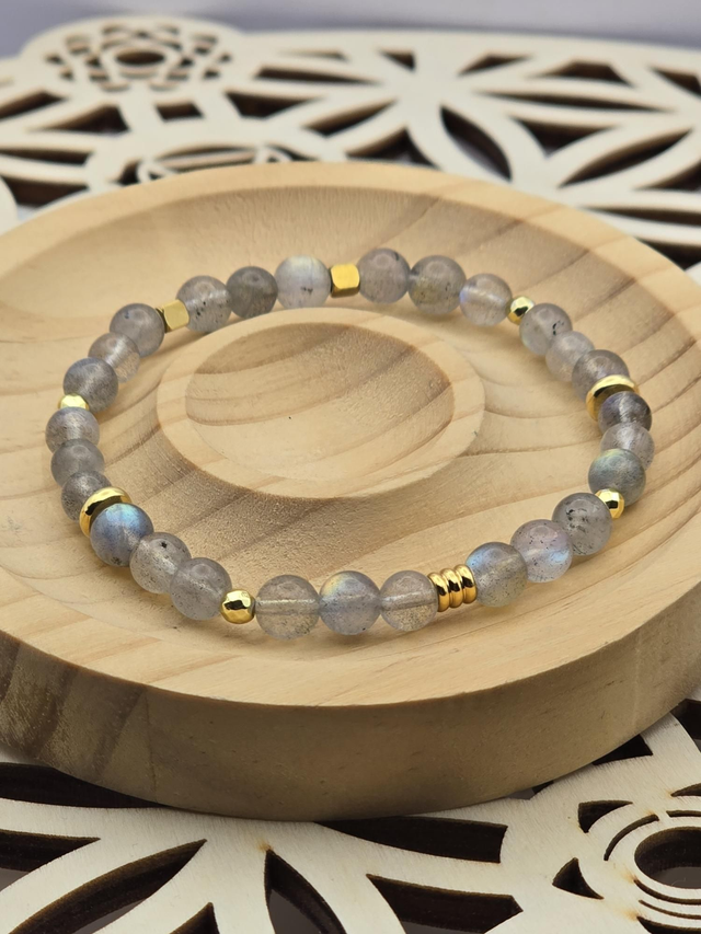 Bracelet Labradorite 0,6 cm