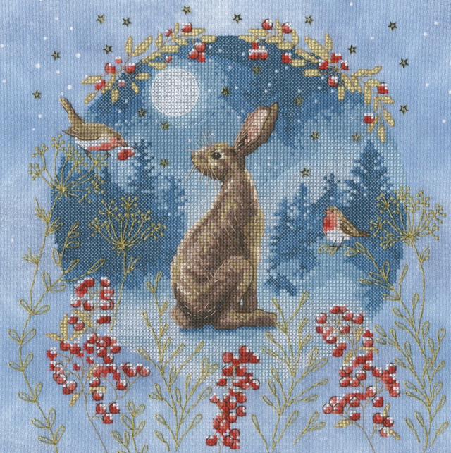 Midnight Moongazer Counted Cross Stitch by Bothy Threads