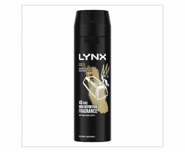 Lynx Aerosol Bodyspray Gold 200 ML