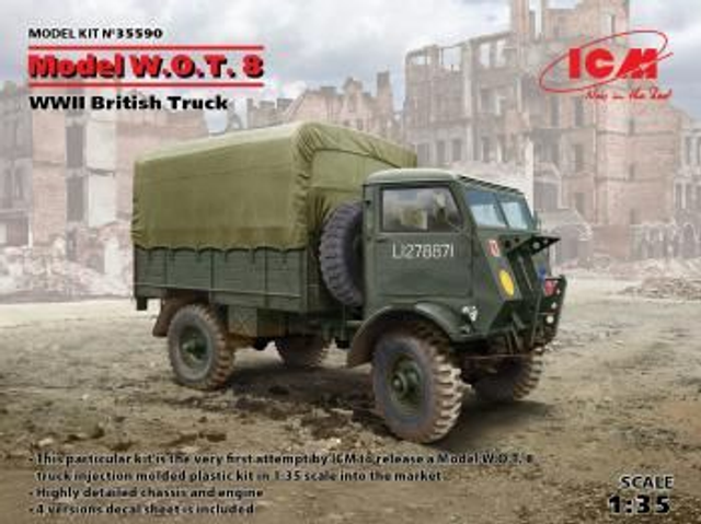 icm 1:35 w.o.t 8 ww2 british truck