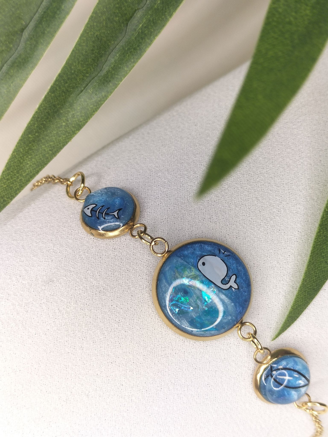 Bracelet bleu océan