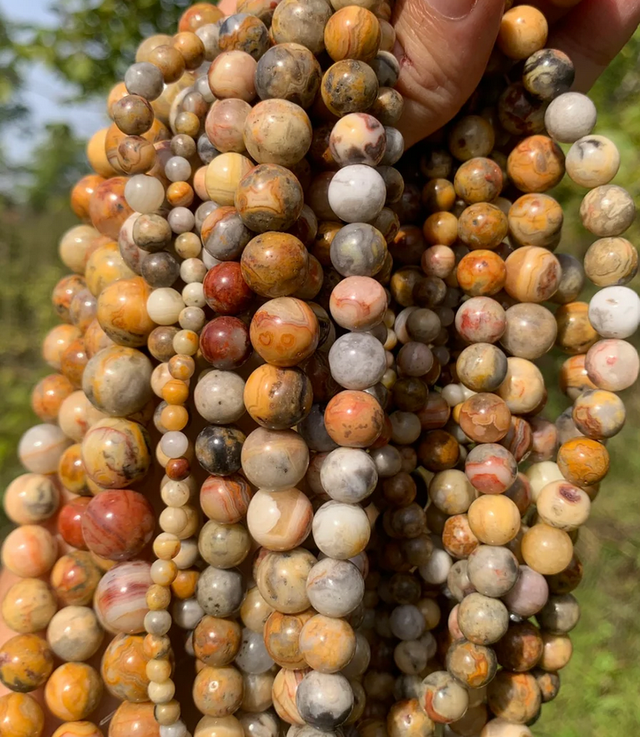 Bracelet - Agate Crazy Lace